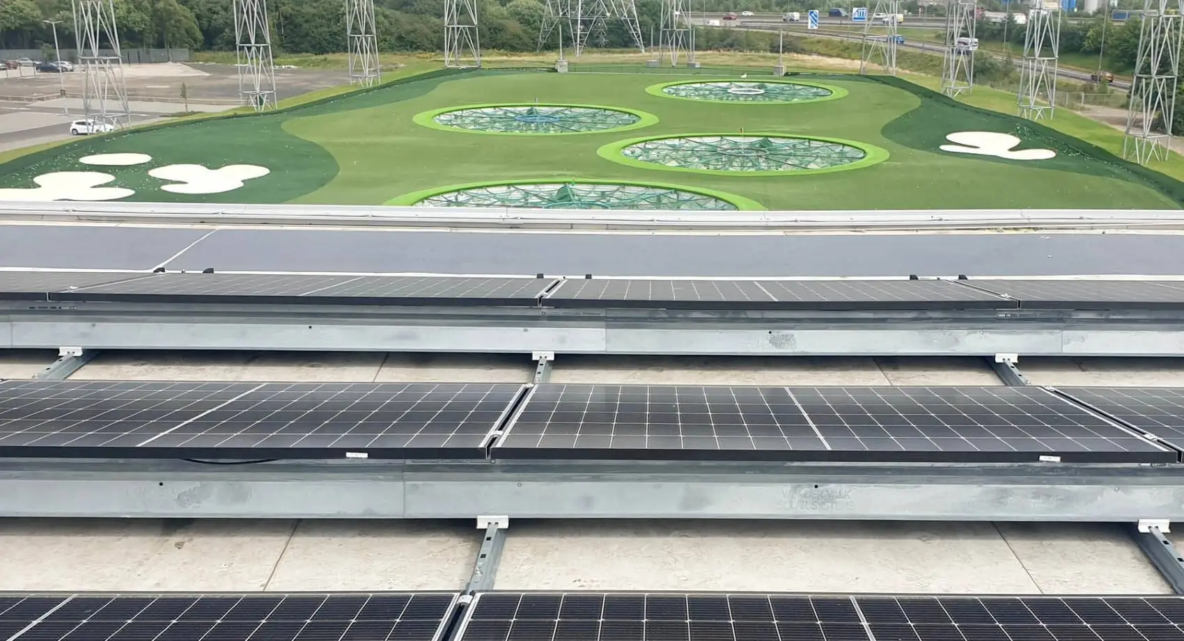 Solar install for Top Golf in Rutherglen