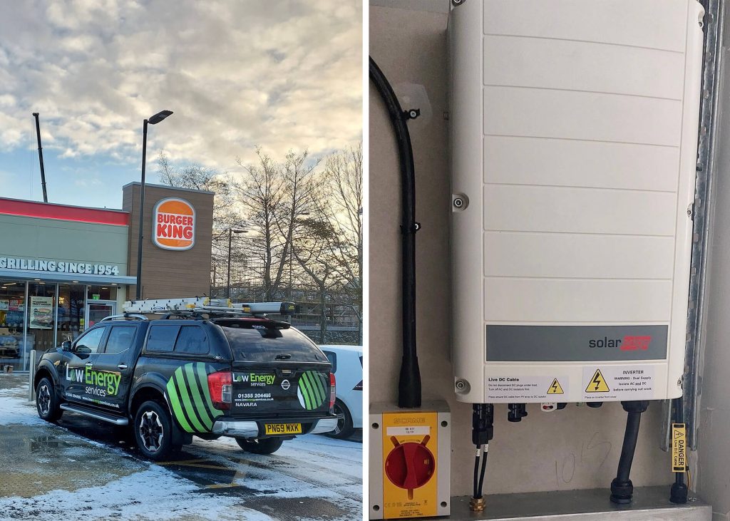 Burger King Aberdeen Solar Panel Installation