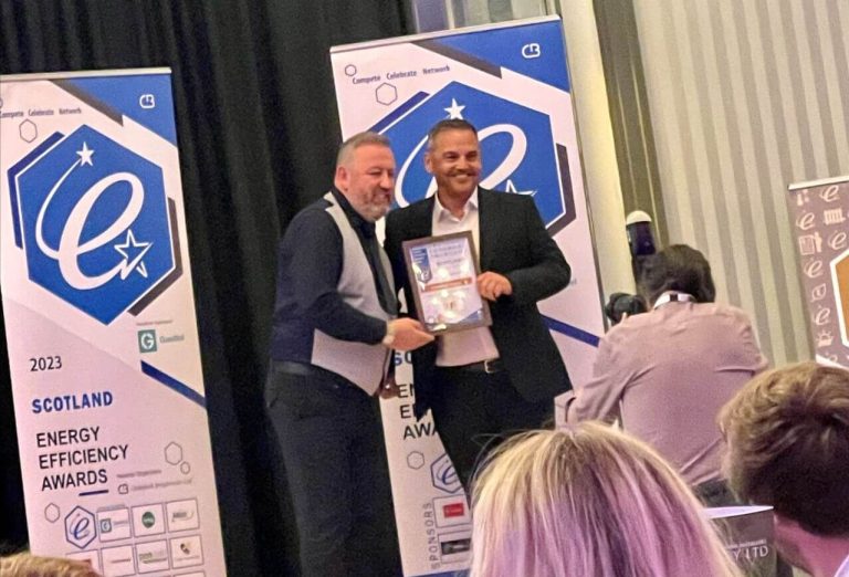 solar panel installer being commended for the work we do.