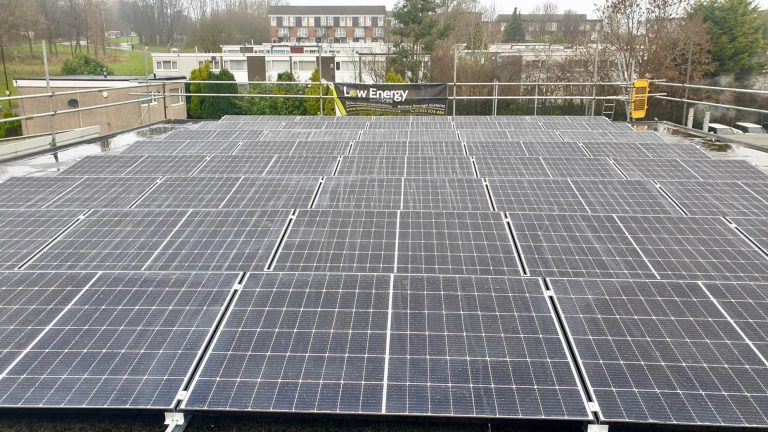 solar installation for local primary school