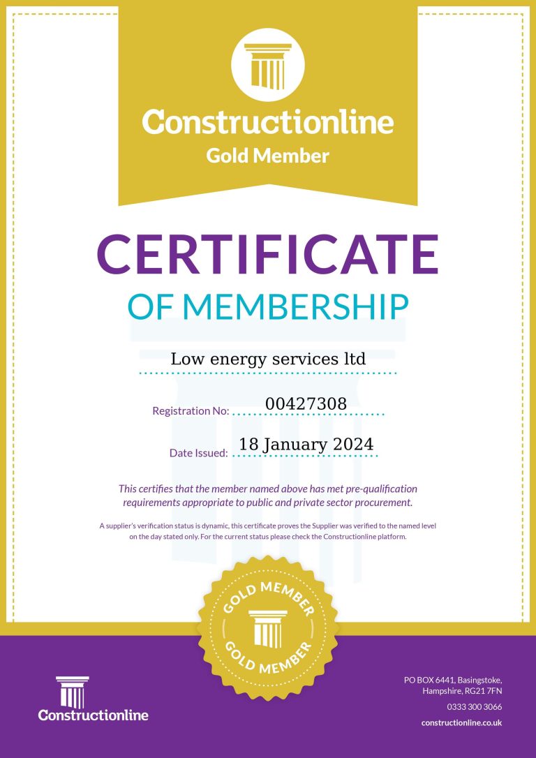 Constructionline Gold Accredited