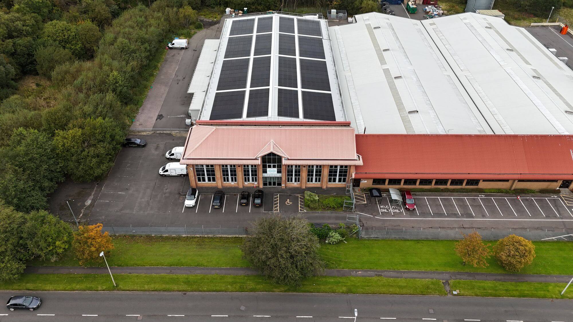Commercial Solar Installation in East Kilbride