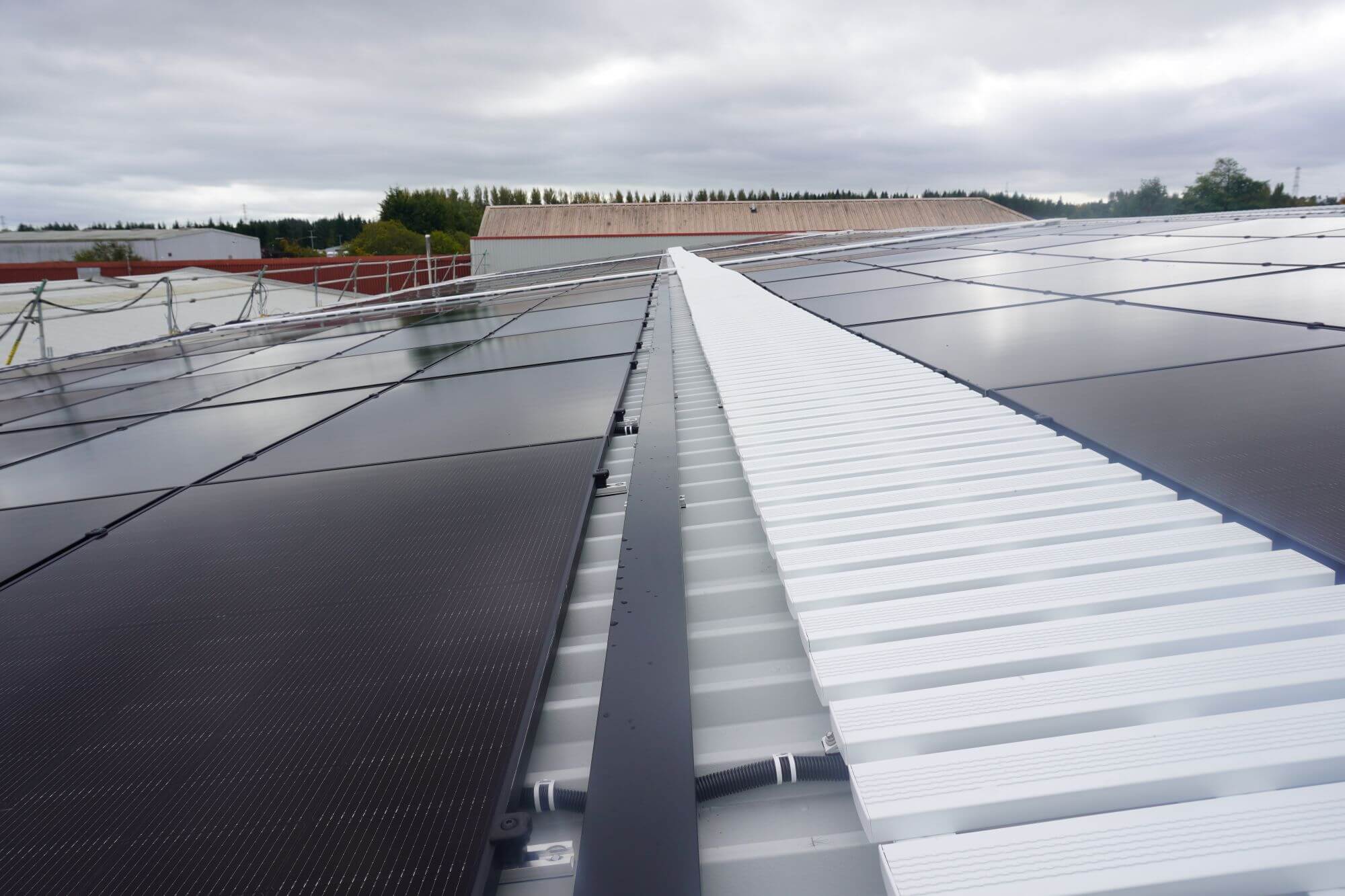 A quality installation of solar panels designed for easy maintenance